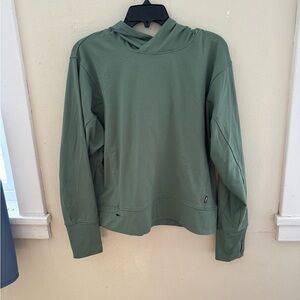 Green REI Hoodie with Thumbholes